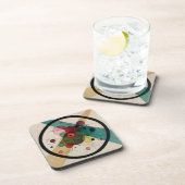 Kandinsky Abstracte cirkels in een cirkel Bier Onderzetter (Rechterzijde)