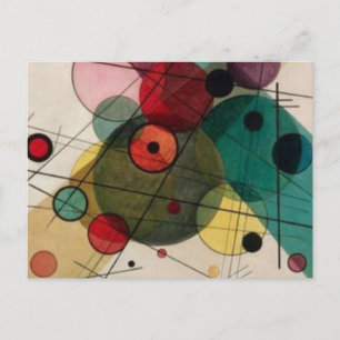 Kandinsky Abstracte cirkels in een cirkel Briefkaa Briefkaart