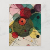 Kandinsky Abstracte cirkels in een cirkel Briefkaa Briefkaart (Voorkant)