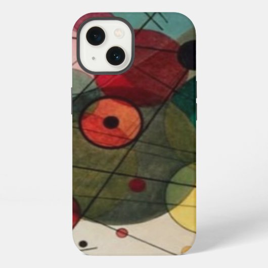 Kandinsky Abstracte Cirkels iPad Air Hoesje iPhone Hoesje (Achterkant)