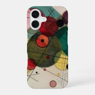 Kandinsky Abstracte Cirkels iPhone 16 Hoesje