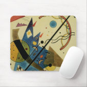 Kandinsky Abstracte cirkels Muismat (Met muis)