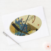 Kandinsky Abstracte cirkels Ovale Sticker (Envelop)