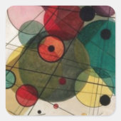 Kandinsky Abstracte cirkels Sticker (Voorkant)