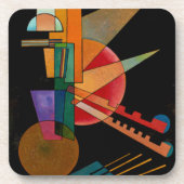 Kandinsky - Abstracte interpretatie Bier Onderzetter (Voorkant)