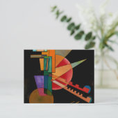 Kandinsky - Abstracte interpretatie Briefkaart (Staand voorkant)
