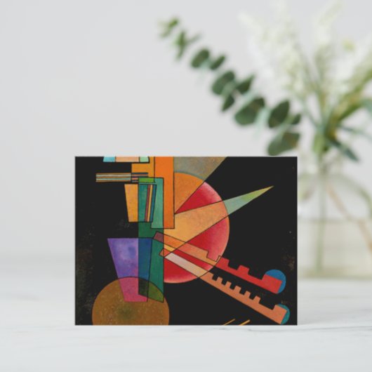 Kandinsky - Abstracte interpretatie Briefkaart (Staand voorkant)