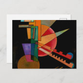 Kandinsky - Abstracte interpretatie Briefkaart (Voorkant / Achterkant)
