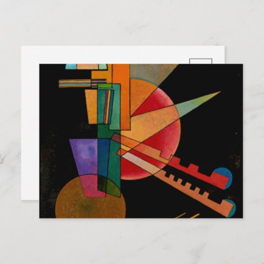 Kandinsky - Abstracte interpretatie Briefkaart (Voorkant / Achterkant)