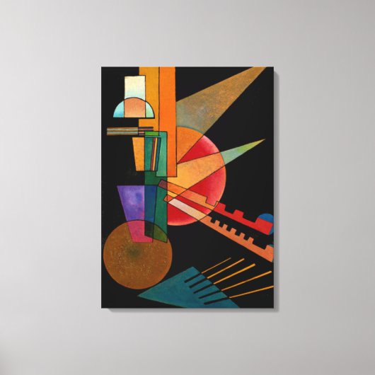 Kandinsky - Abstracte interpretatie Canvas Afdruk (Voorkant)
