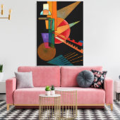 Kandinsky - Abstracte interpretatie Canvas Afdruk (Insitu (Woonkamer))