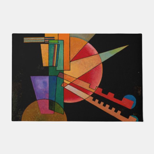 Kandinsky - Abstracte Interpretatie Deurmat (Voorkant)