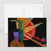 Kandinsky - Abstracte Interpretatie Feestdagenkaart (Voorkant / Achterkant)