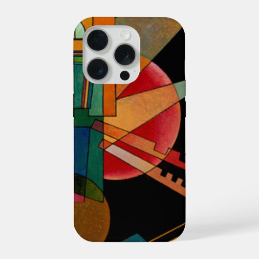 Kandinsky - Abstracte Interpretatie iPhone Hoesje (Achterkant)