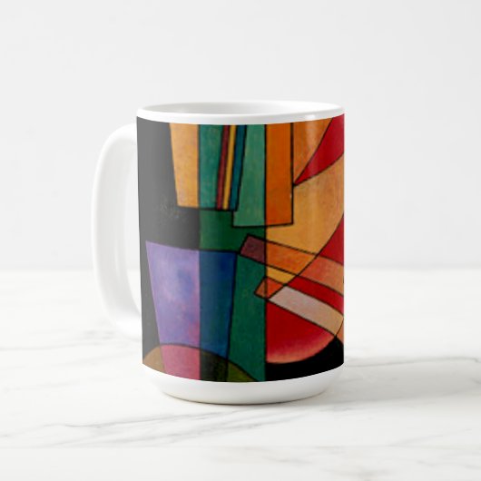 Kandinsky - Abstracte Interpretatie Koffiemok (Voorkant links)