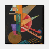Kandinsky - Abstracte Interpretatie Magneet (Voorkant)