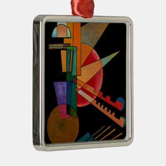 Kandinsky - Abstracte interpretatie Metalen Ornament (Rechts)