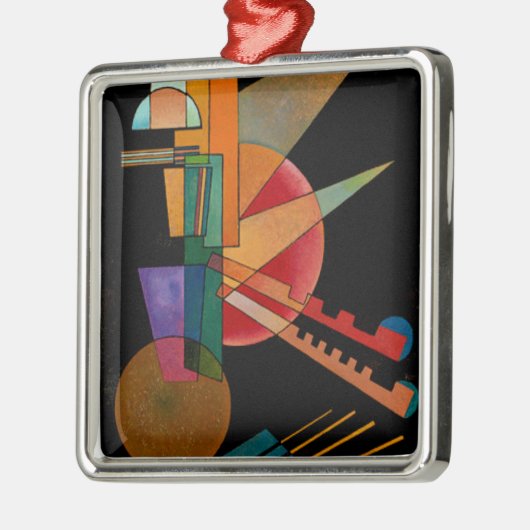 Kandinsky - Abstracte interpretatie Metalen Ornament (Links)