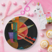 Kandinsky - Abstracte Interpretatie Papieren Bordje (Feest)