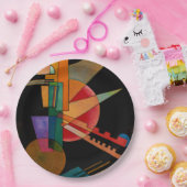 Kandinsky - Abstracte Interpretatie Papieren Bordje (Feest)