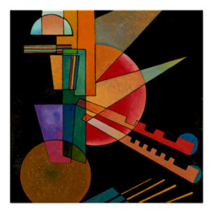 Kandinsky - Abstracte Interpretatie Perfect Poster