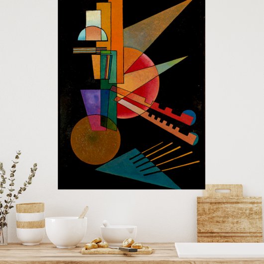 Kandinsky - Abstracte Interpretatie Poster (Keuken)