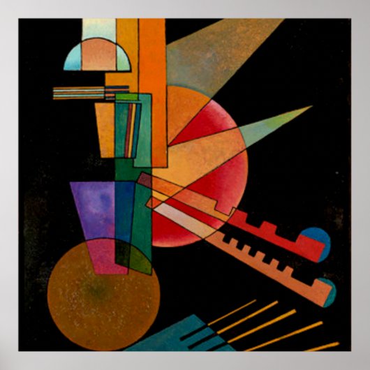 Kandinsky - Abstracte Interpretatie Poster (Voorkant)