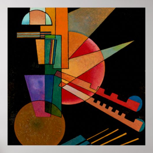 Kandinsky - Abstracte Interpretatie Poster (Voorkant)
