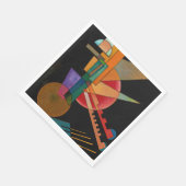 Kandinsky - Abstracte Interpretatie Servet (Hoek)