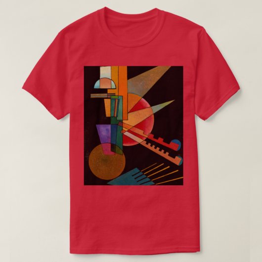 Kandinsky - Abstracte interpretatie T-shirt (Design voorkant)