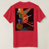 Kandinsky - Abstracte interpretatie T-shirt (Design achterkant)