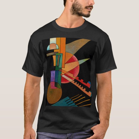 Kandinsky - Abstracte interpretatie T-shirt (Voorkant)