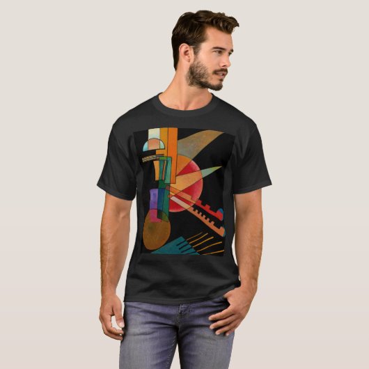 Kandinsky - Abstracte interpretatie T-shirt (Voorkant volledig)