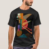 Kandinsky - Abstracte interpretatie T-shirt (Voorkant)