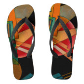Kandinsky - Abstracte interpretatie Teenslippers (Voetbed)