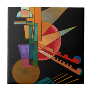 Kandinsky - Abstracte interpretatie Tegeltje