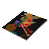 Kandinsky - Abstracte Interpretatie Tegeltje (Zijkant)