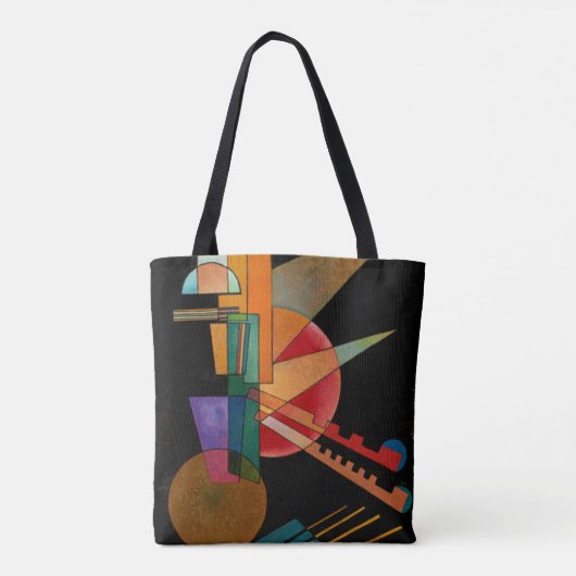 Kandinsky - Abstracte interpretatie Tote Bag (Achterkant)