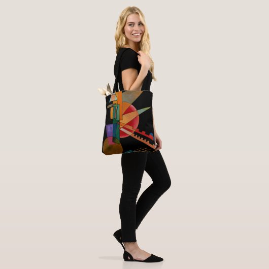 Kandinsky - Abstracte interpretatie Tote Bag (Op model)