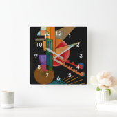 Kandinsky - Abstracte interpretatie Vierkante Klok (Huis)