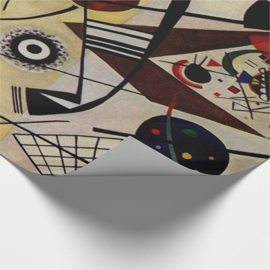 Kandinsky Abstracte kunst dwarslijn Cadeaupapier (Hoek)