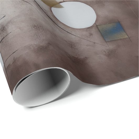 Kandinsky abstracte schilderkunst midden eeuw mode cadeaupapier (Rol Hoek)