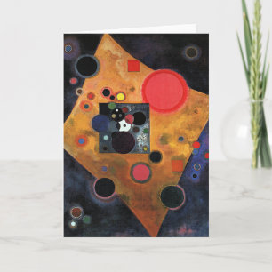 Kandinsky - Accent in roze, Feestdagen Kaart