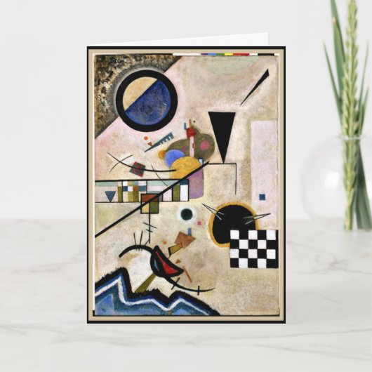 Kandinsky - Akkoorden tegen Kaart (Voorkant)