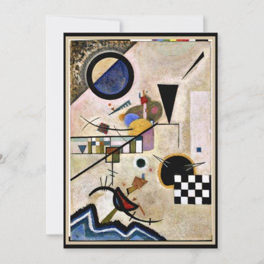 Kandinsky - Akkoorden tegen Kaart (Voorkant)
