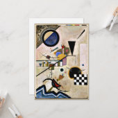 Kandinsky - Akkoorden tegen Kaart (Voorkant / Achterkant in situ)