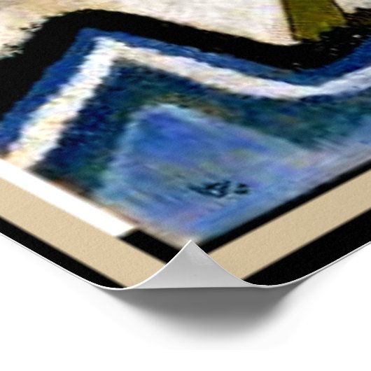 Kandinsky - Akkoorden tegen Poster (Hoek)