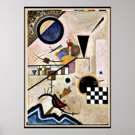 Kandinsky - Akkoorden tegen Poster (Voorkant)