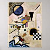 Kandinsky - Akkoorden tegen Poster (Voorkant)
