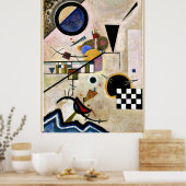 Kandinsky - Akkoorden tegen Poster (Keuken)
